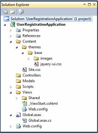 Default folder structure